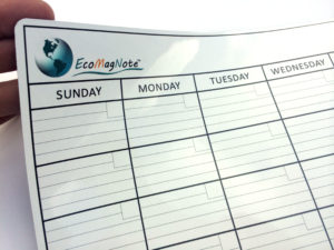 EcoMagNote-Calendar has flexible slim design